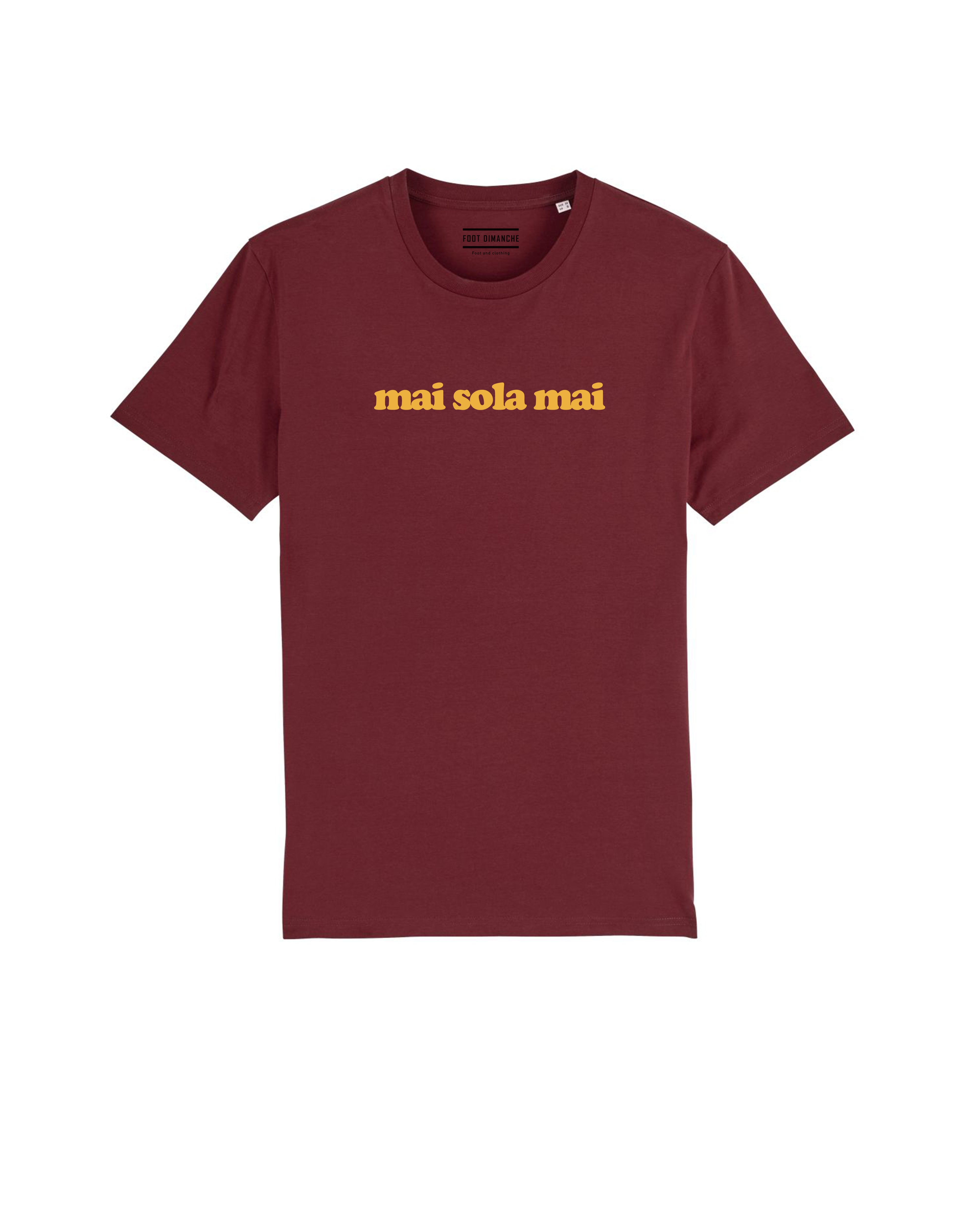 Tee Shirt mai sola mai Foot Dimanche