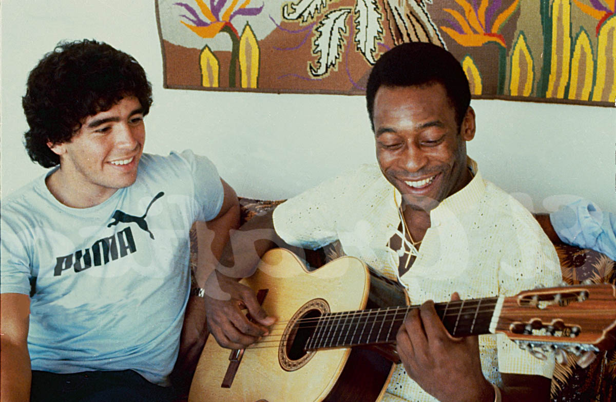 Diego Maradona et Pelé