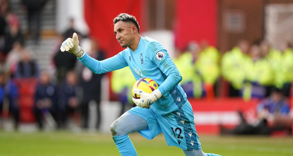 Keylor Navas sous les couleurs de Nottingham Forest