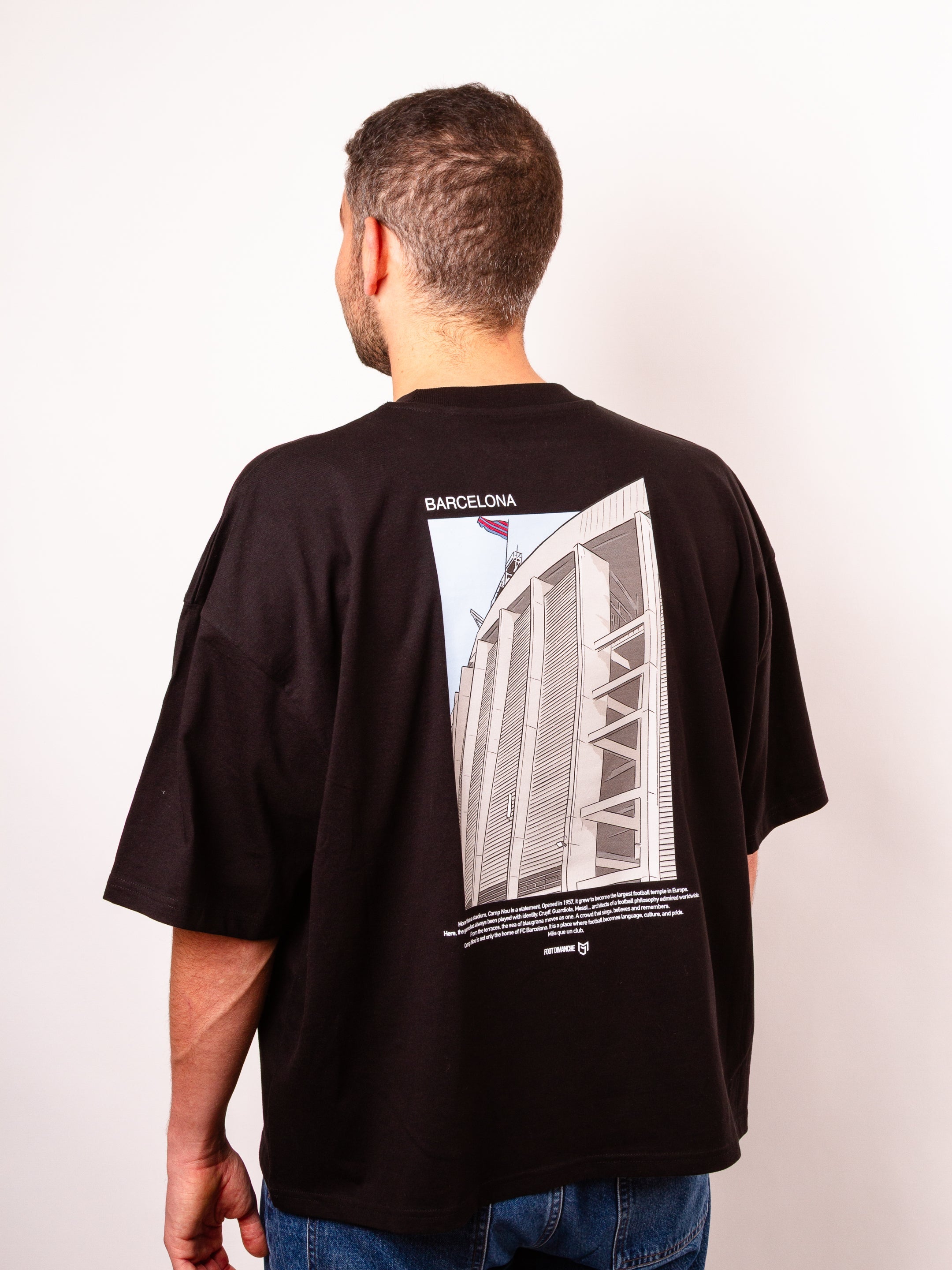 Tee Shirt Barcelona brodé - Mark Johnson x Foot Dimanche Image