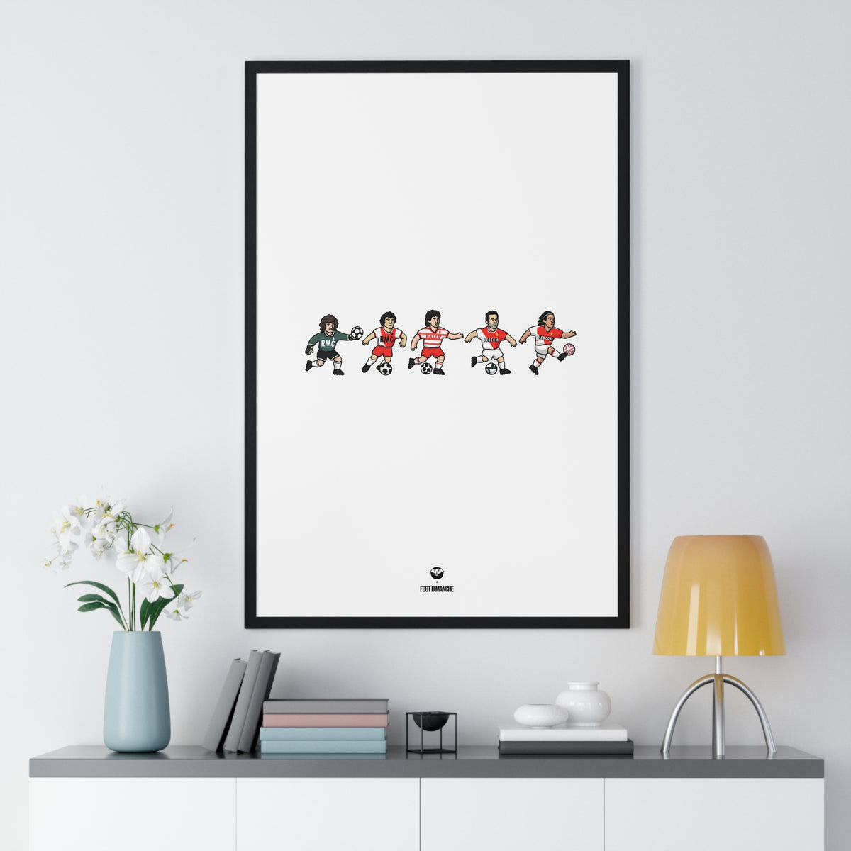 Poster Monaco - Foot Dimanche x Clément Striano