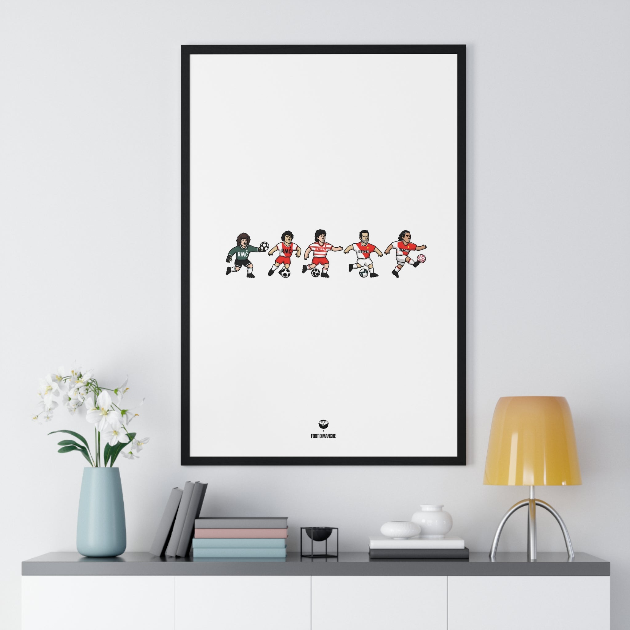 Poster Monaco - Foot Dimanche x Clément Striano