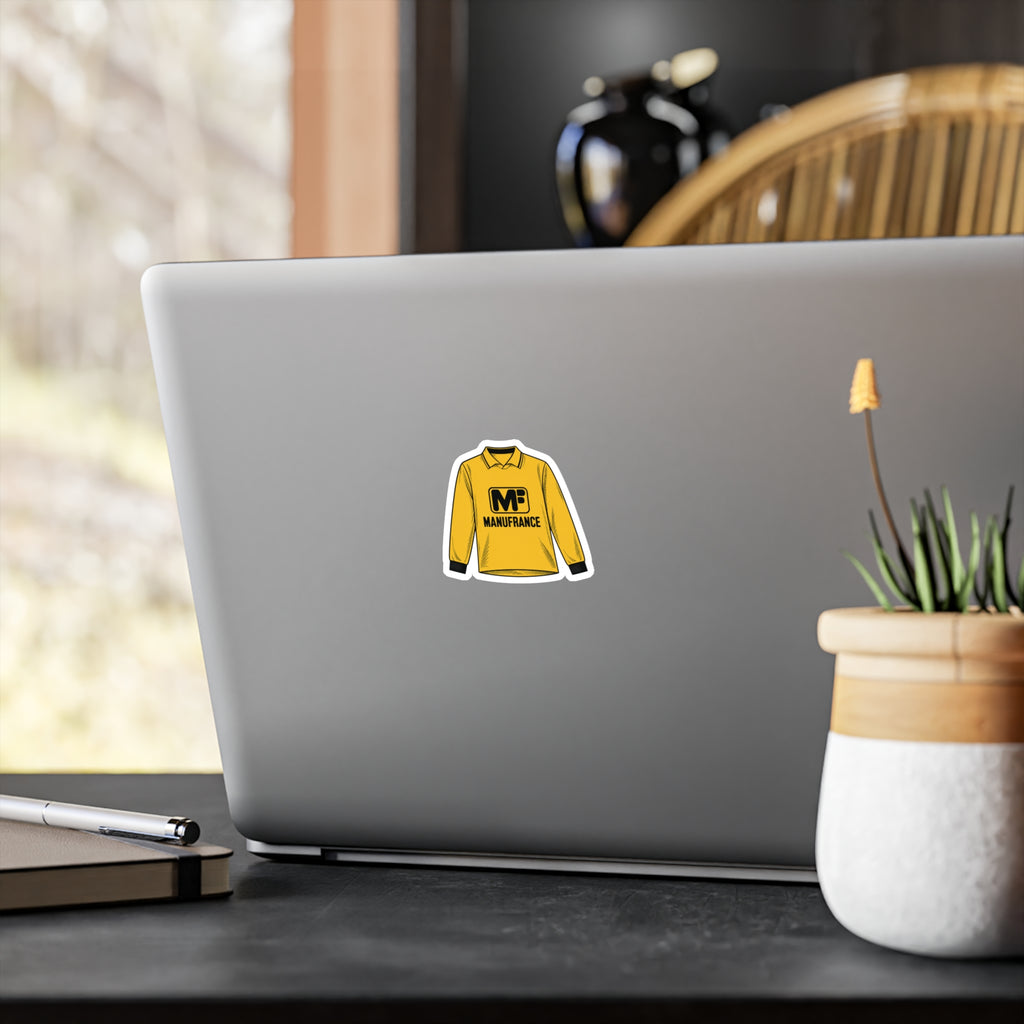 Sticker Maillot Manufrance Jaune