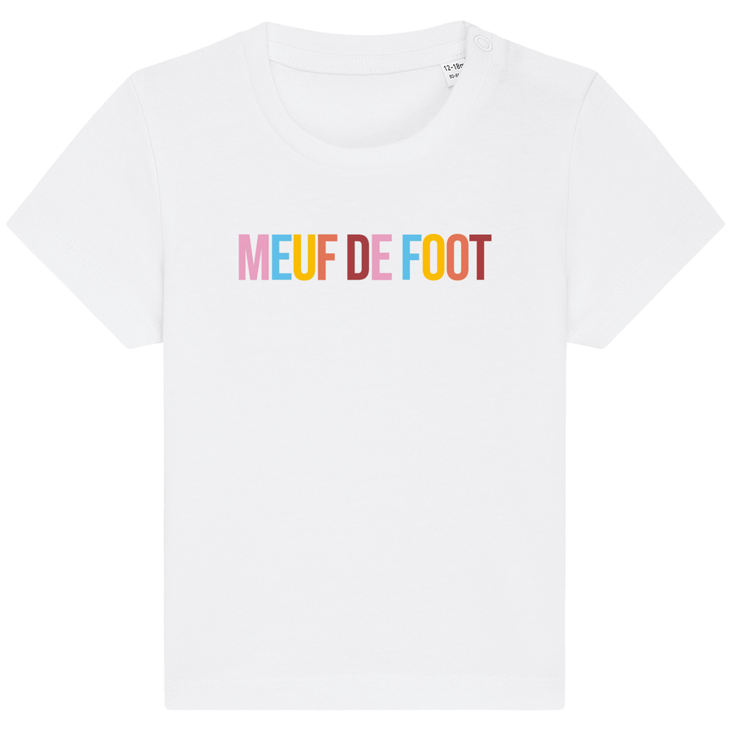 Tee Shirt Bébé Meuf de Foot