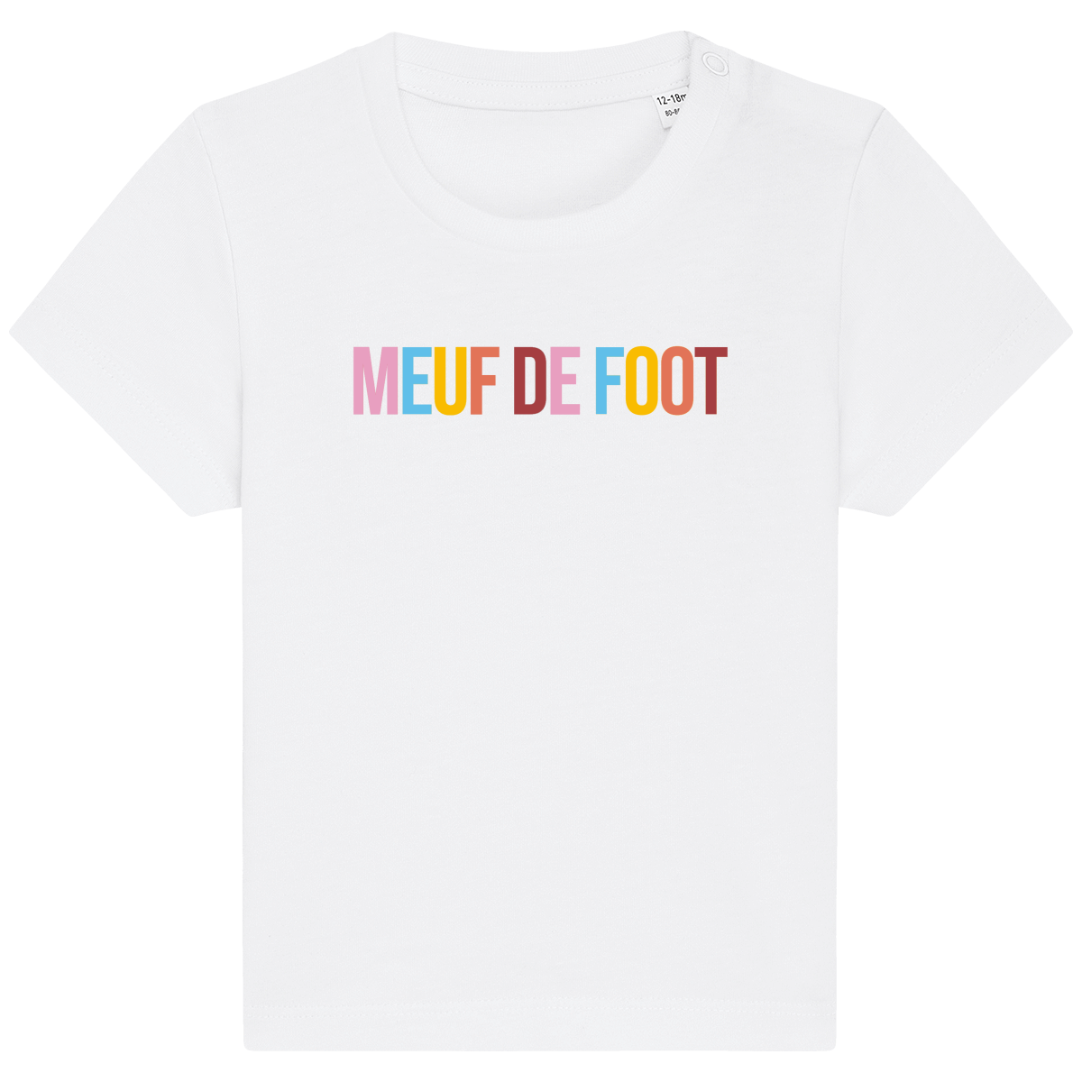 Tee Shirt Bébé Meuf de Foot