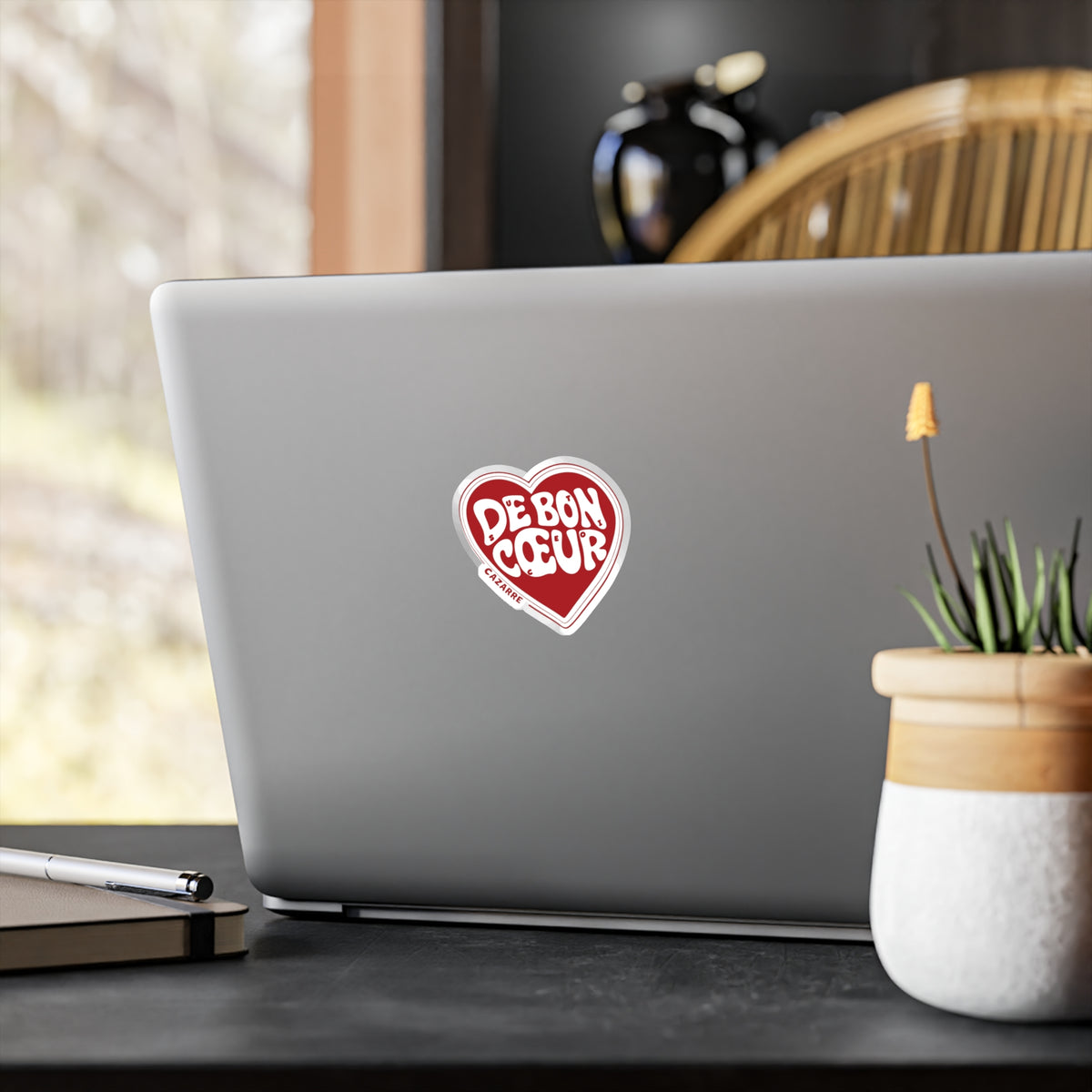 Sticker De bon coeur - Cazarre x Foot Dimanche