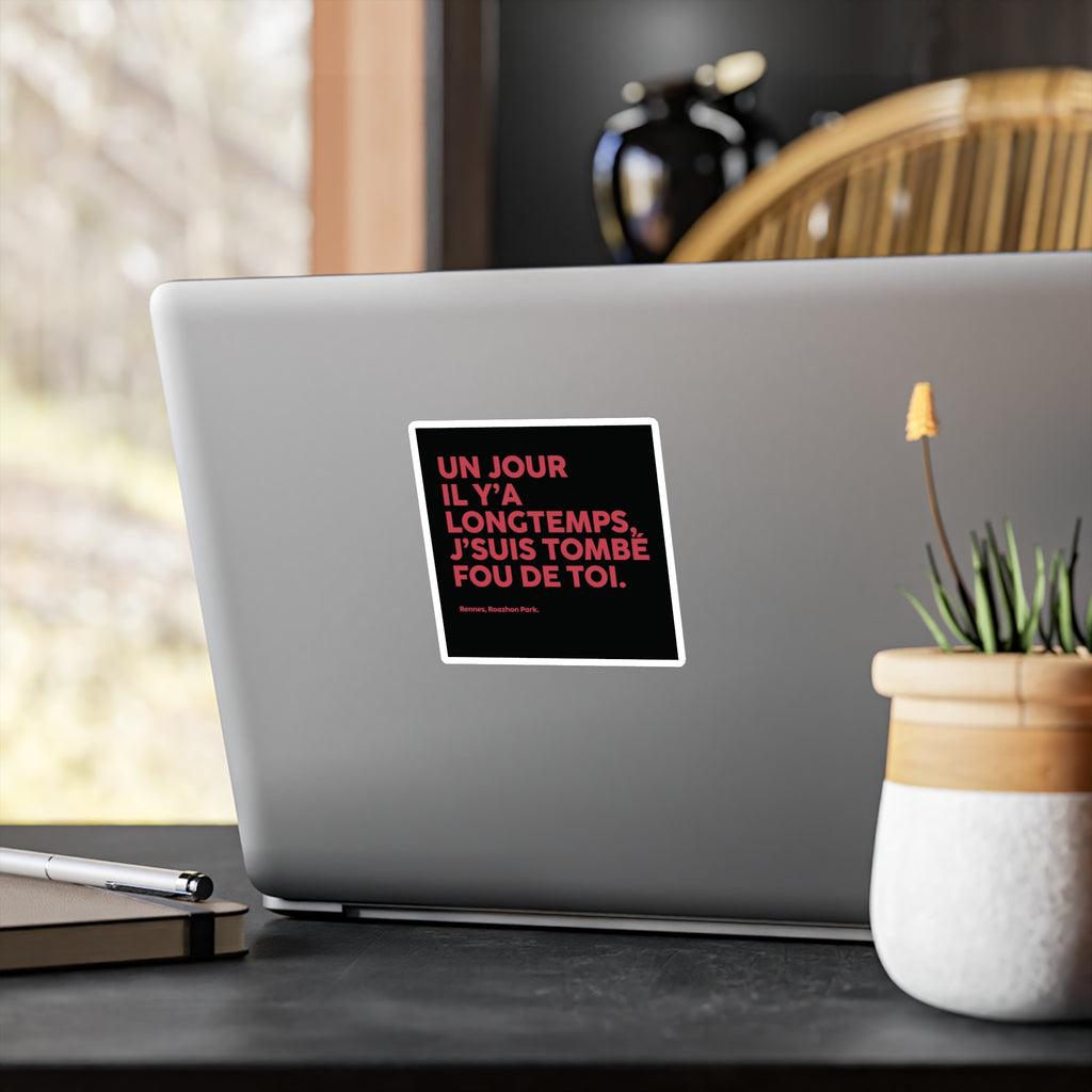 Sticker un jour il y'a longtemps