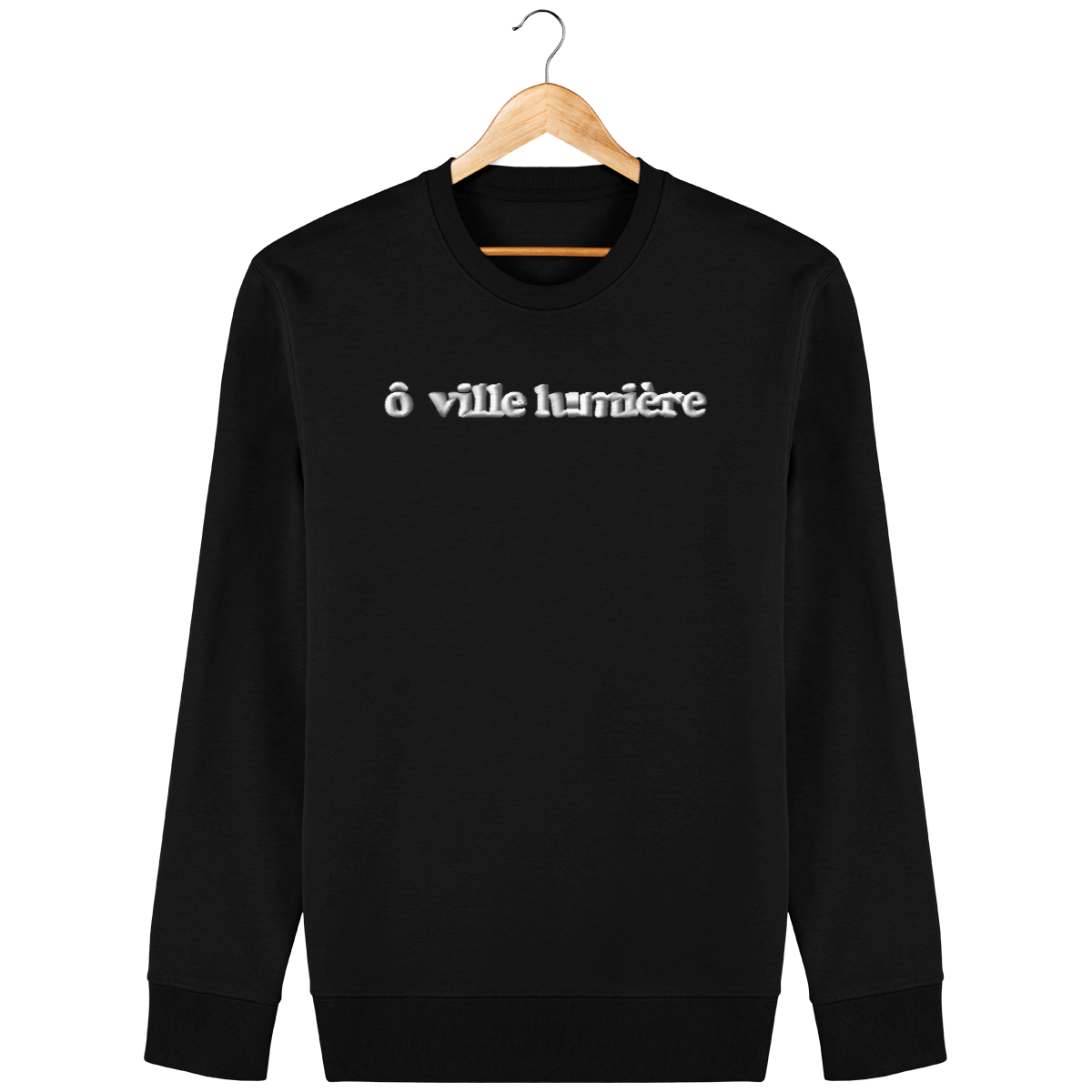 Sweat ô ville lumière brodé