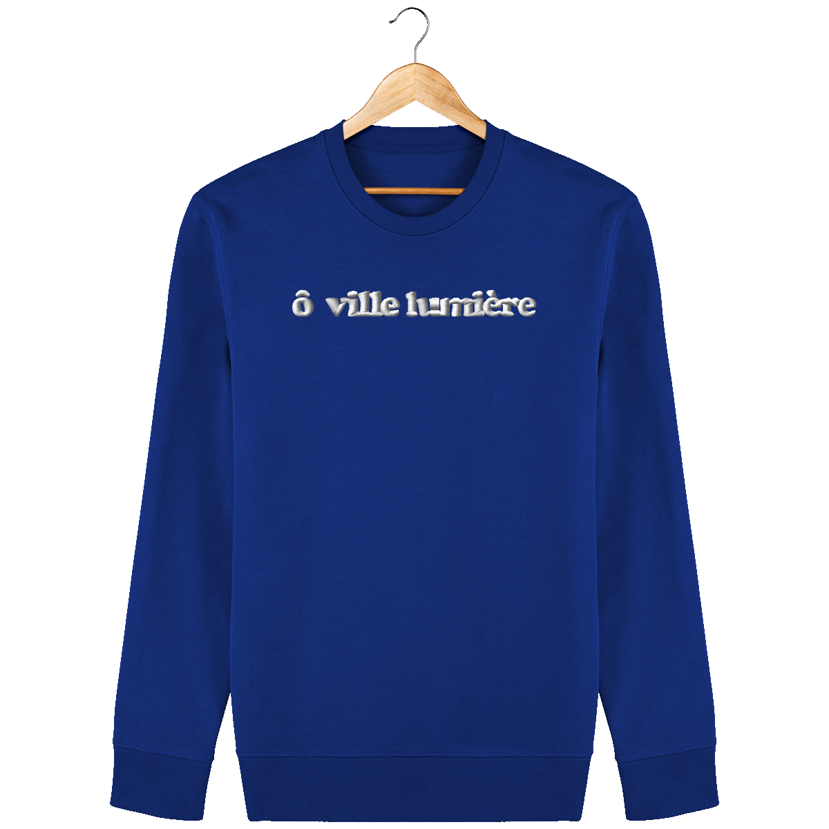Sweat ô ville lumière brodé