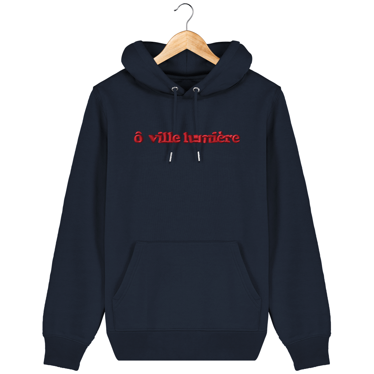 Sweat Capuche ô ville lumière brodé