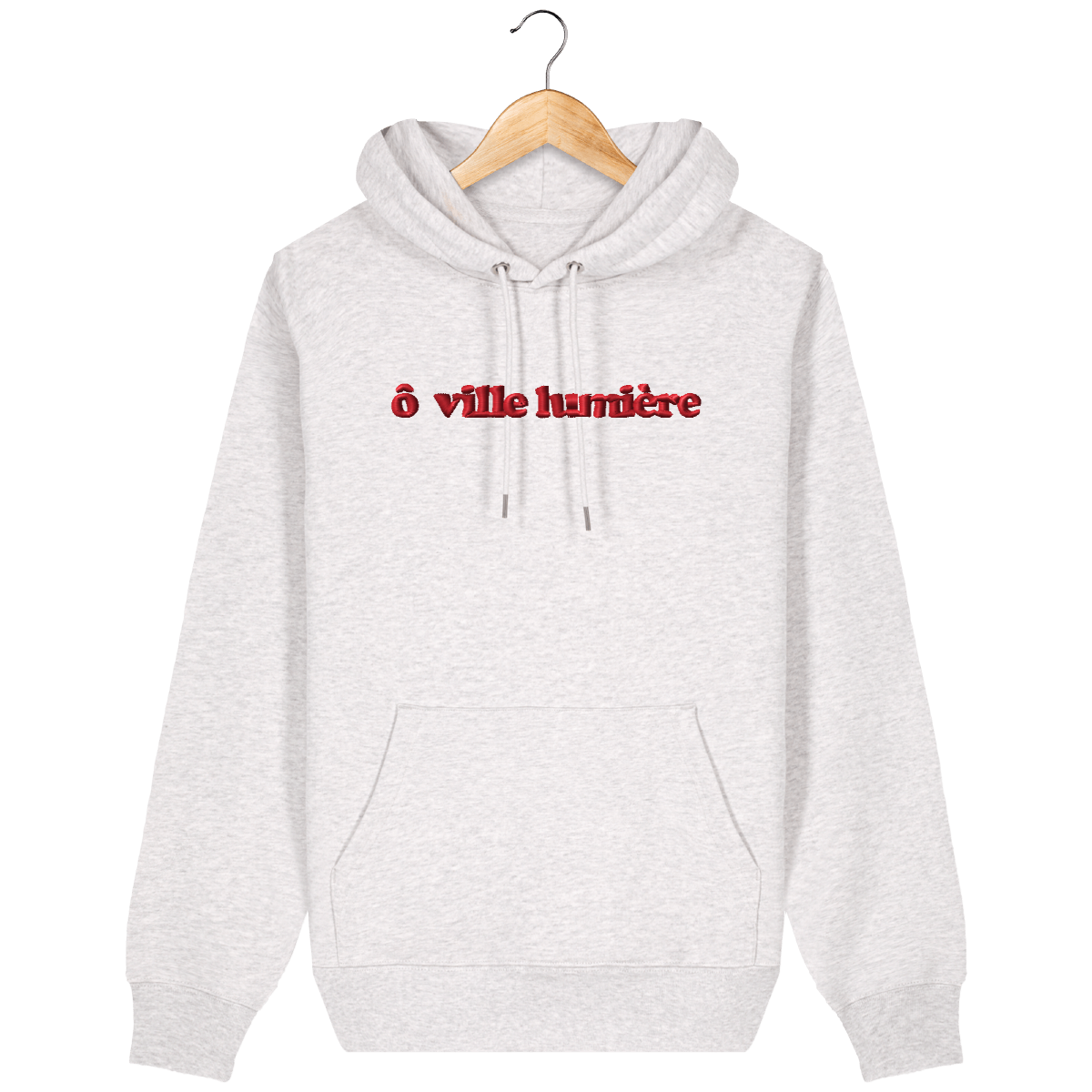Sweat Capuche ô ville lumière brodé