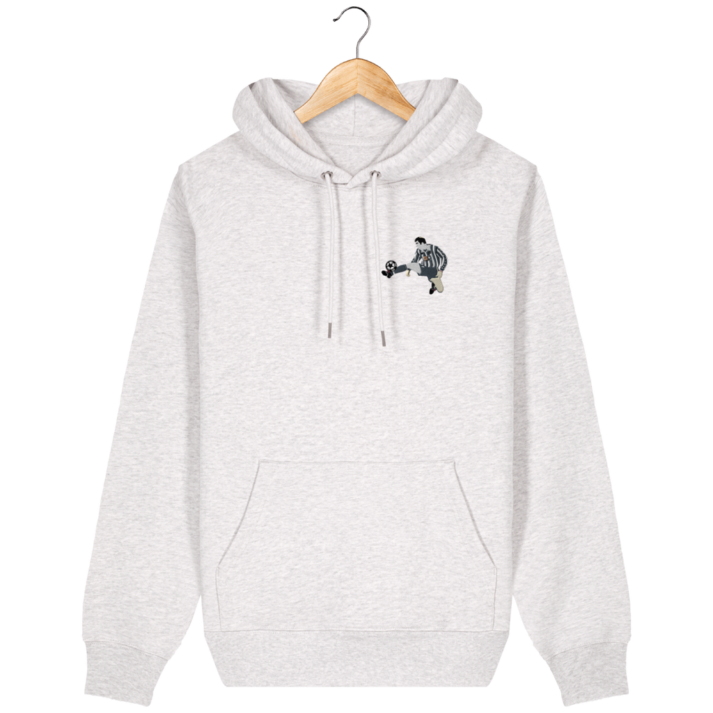 Sweat capuche Zizou Juve brodé