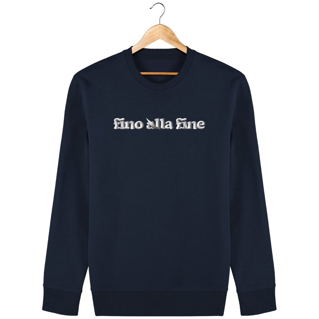 Sweat fino alla fine brodé