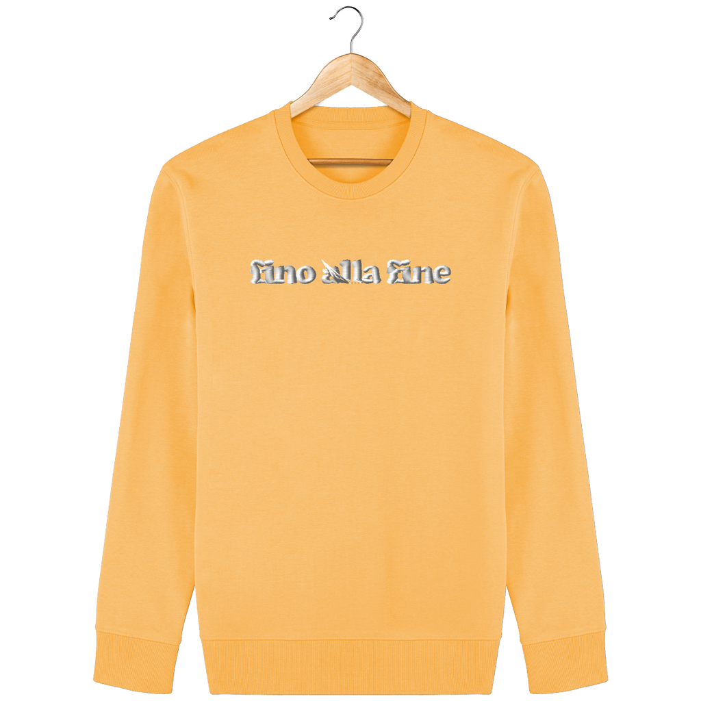 Sweat fino alla fine brodé