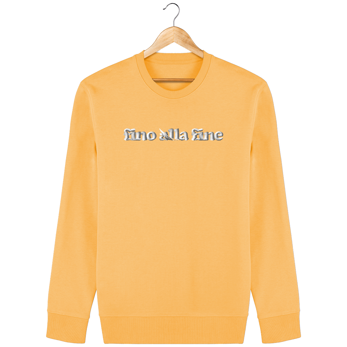 Sweat fino alla fine brodé