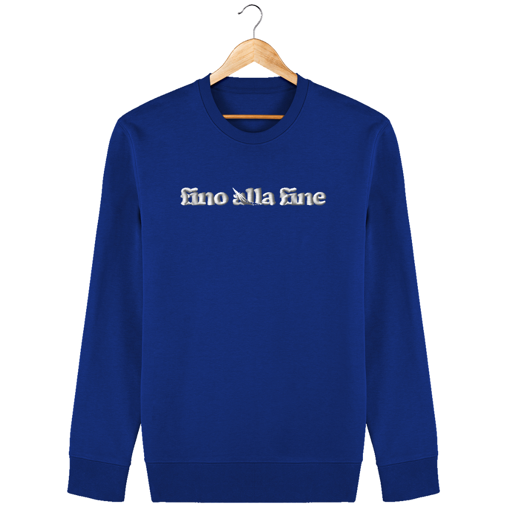 Sweat fino alla fine brodé