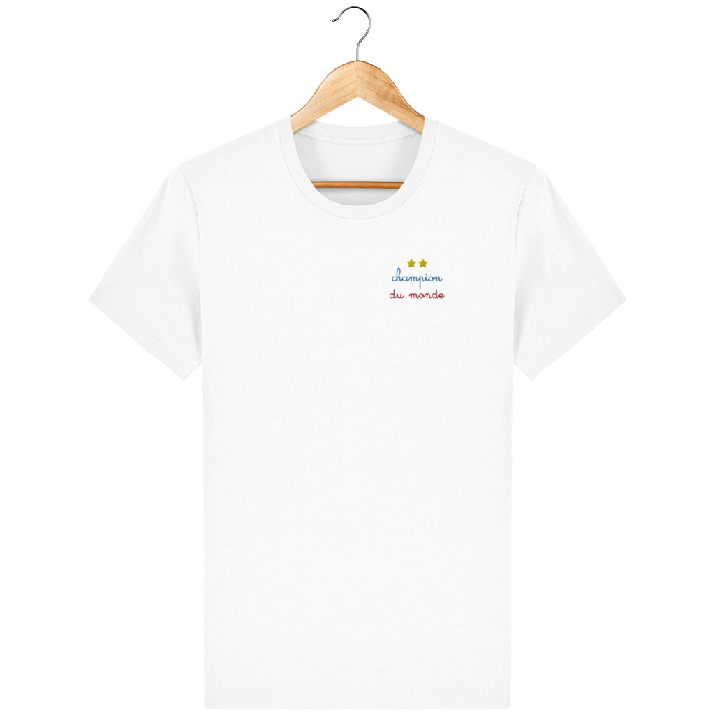 Tee Shirt Champion du Monde brodé