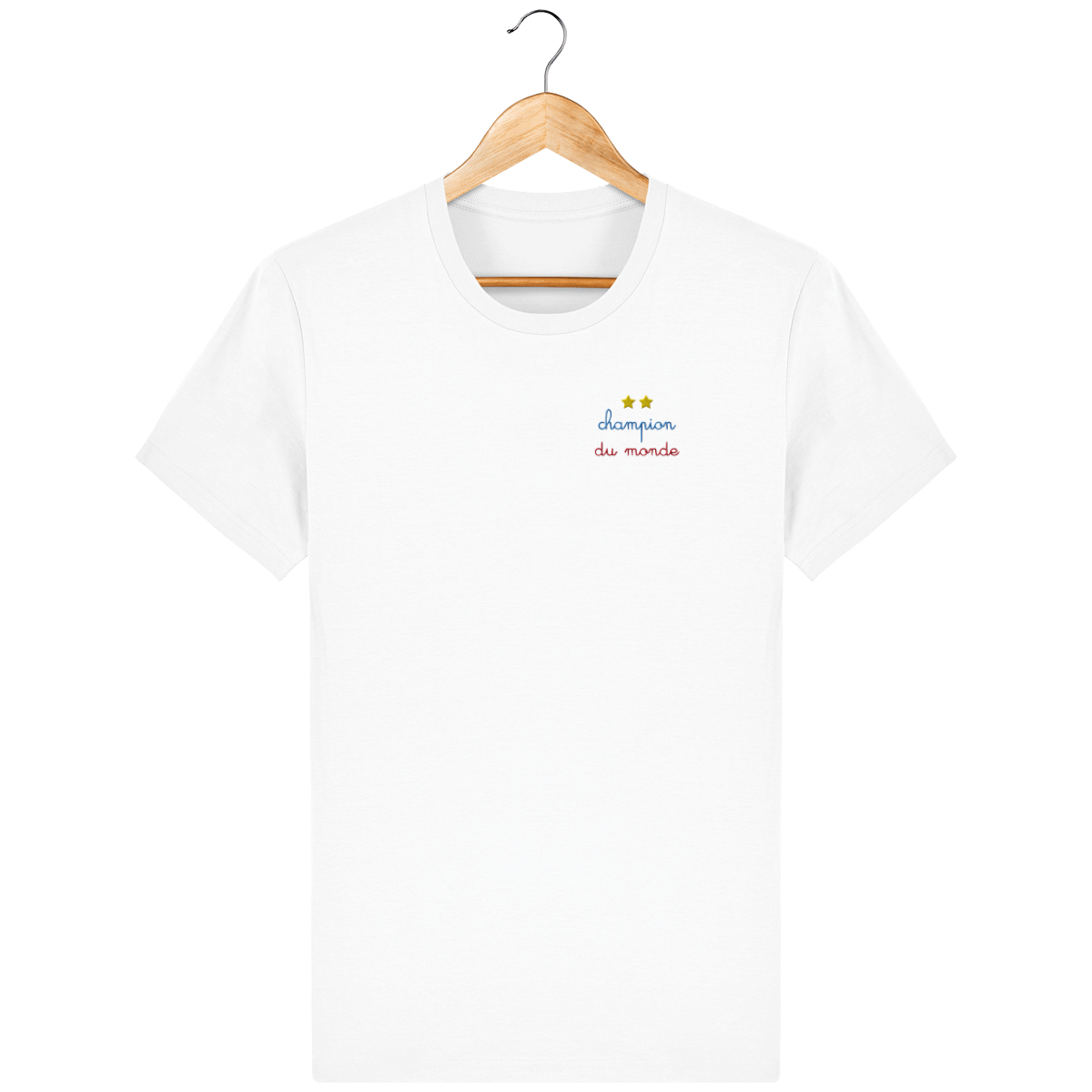 Tee Shirt Champion du Monde brodé