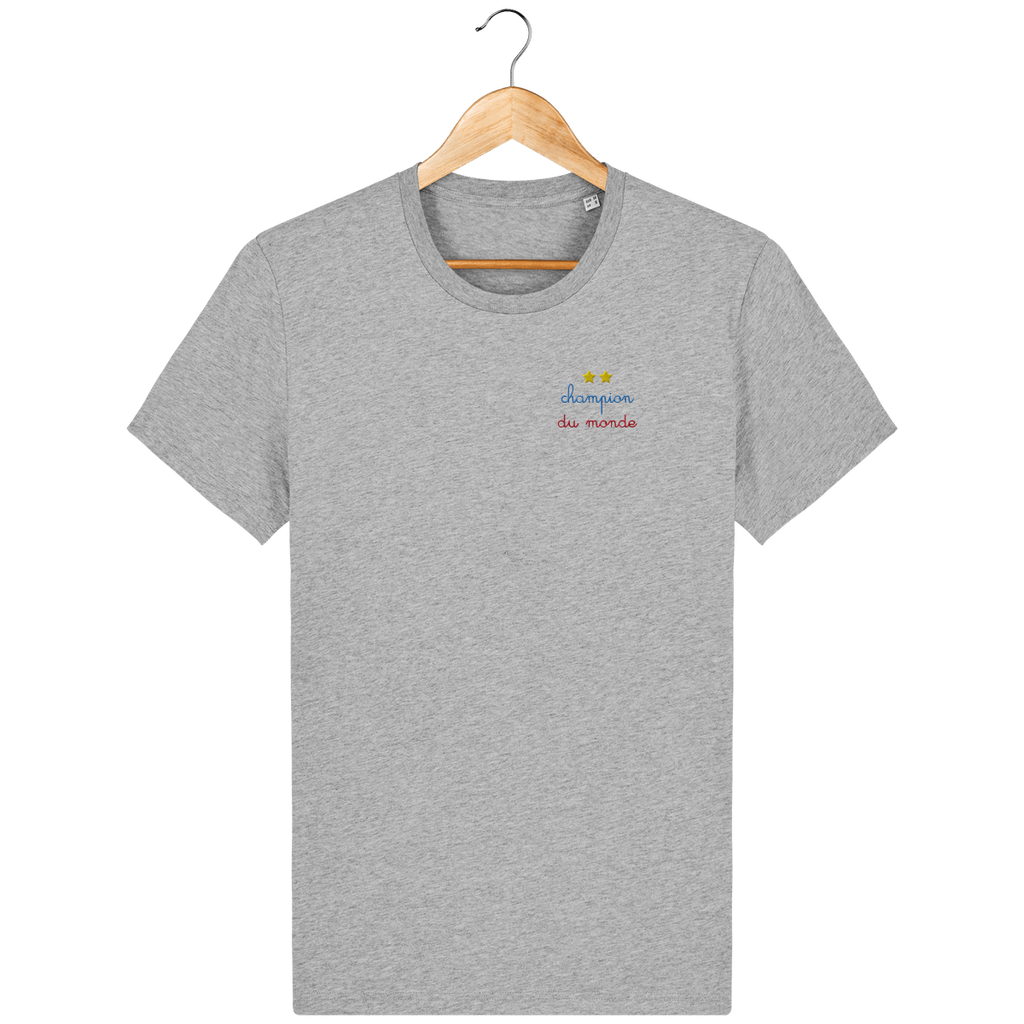 Tee Shirt Champion du Monde brodé