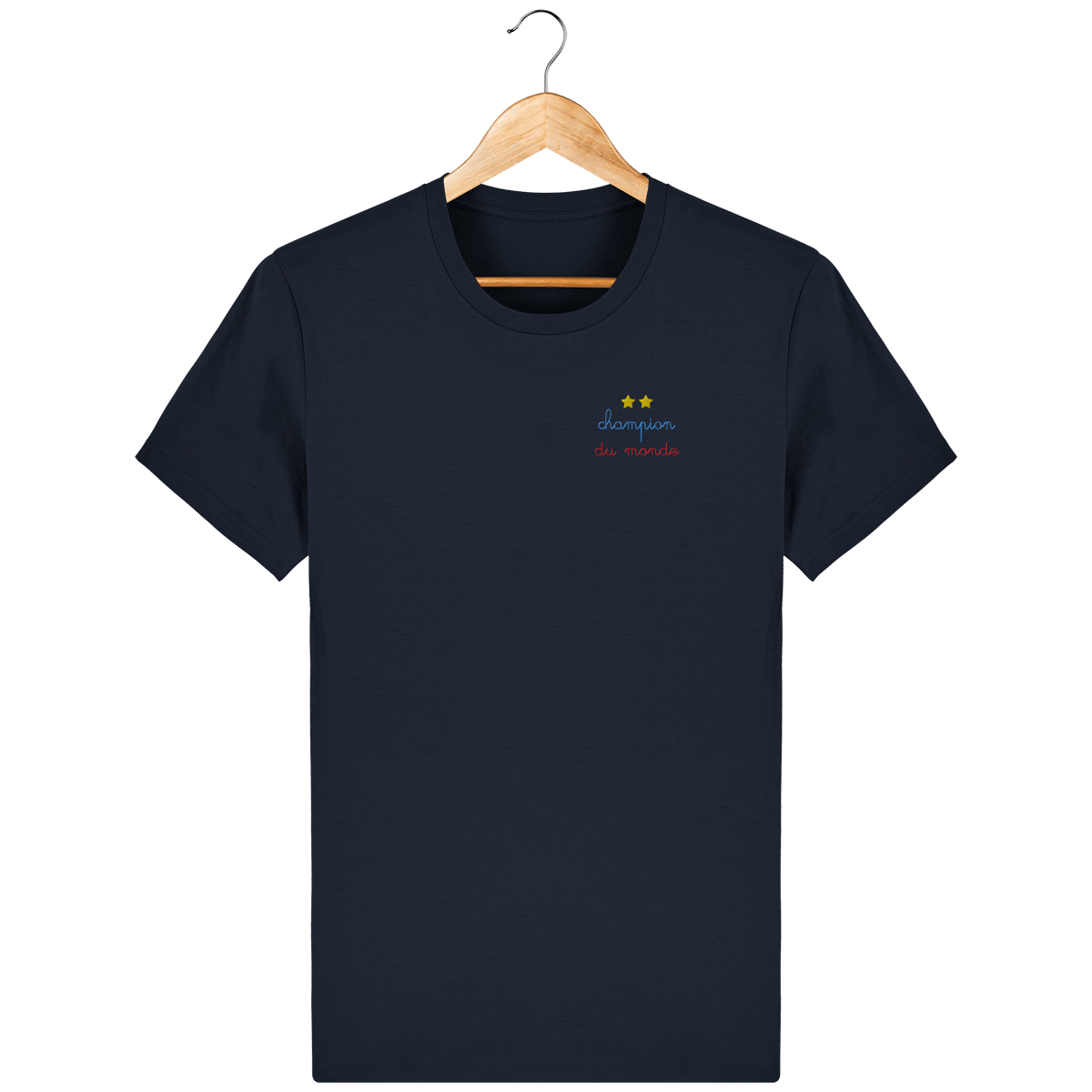 Tee Shirt Champion du Monde brodé