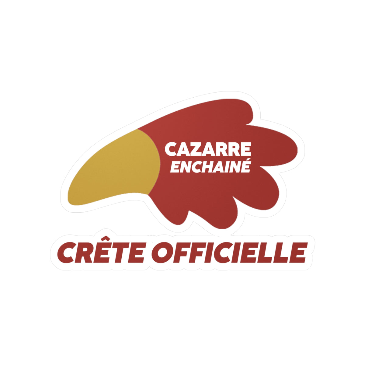 Sticker Crête officielle - Cazarre x Foot Dimanche