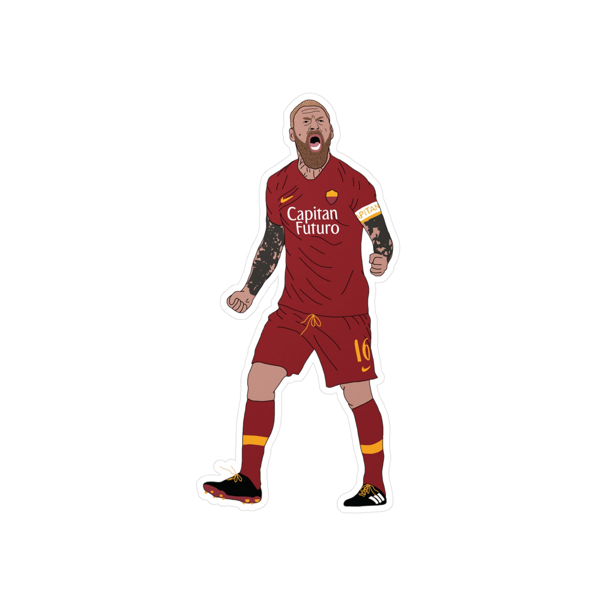 Sticker Captain Futuro