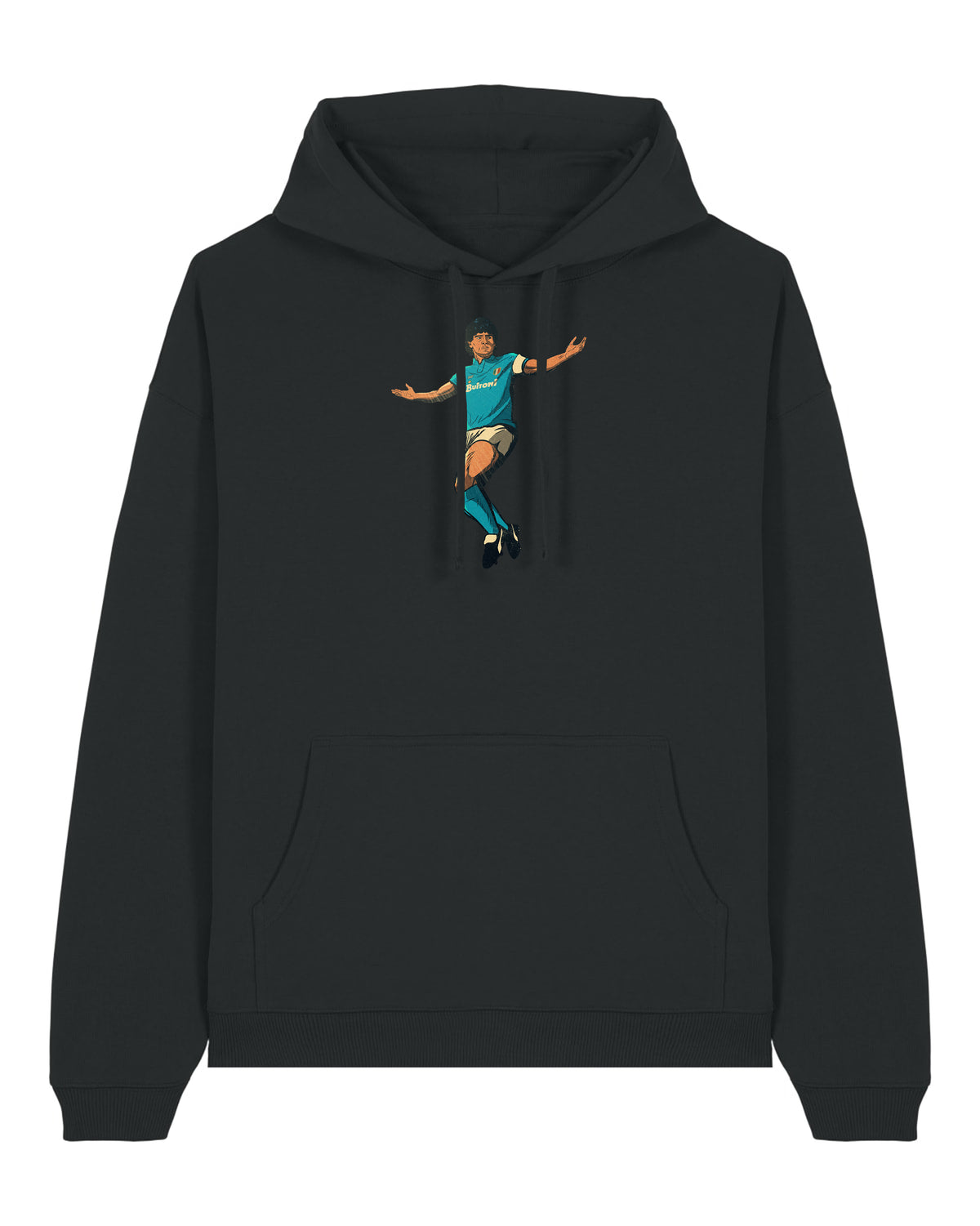 Sweat Capuche Maradona - Foot Dimanche x Alvastudio7