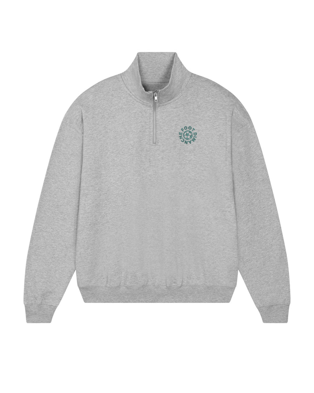 Sweatshirt Zip Oversize brodé Foot Dimanche
