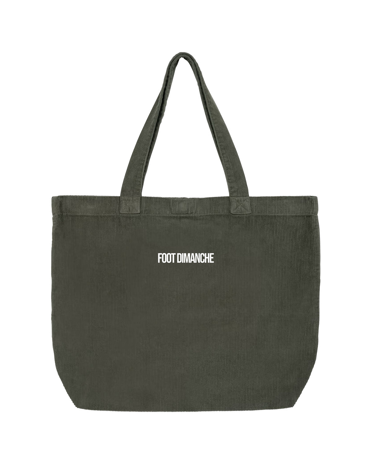 Sac velours côtelé -  Cet amour qu'on a pour toi brodé