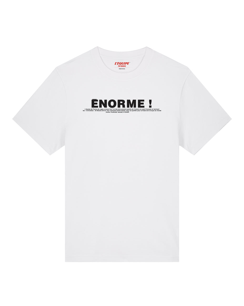 Tee Shirt Enorme ! - L'Equipe x Foot Dimanche