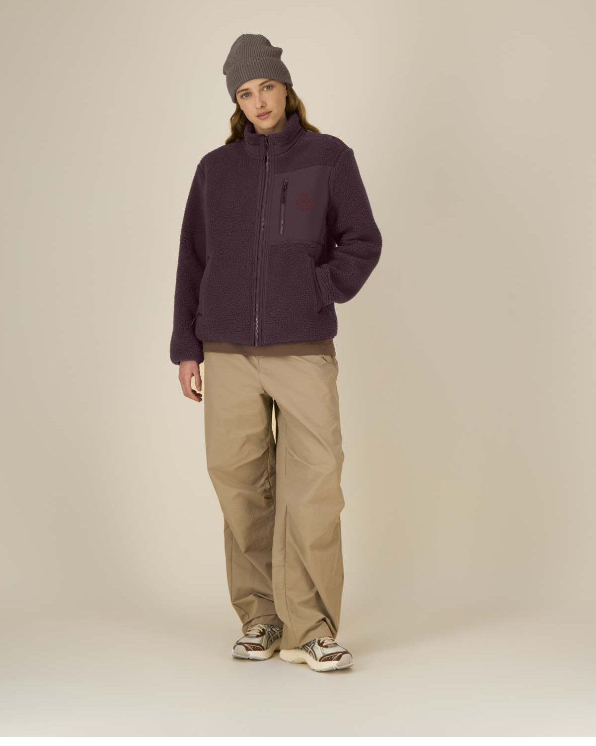 Veste Polaire Foot Dimanche brodée