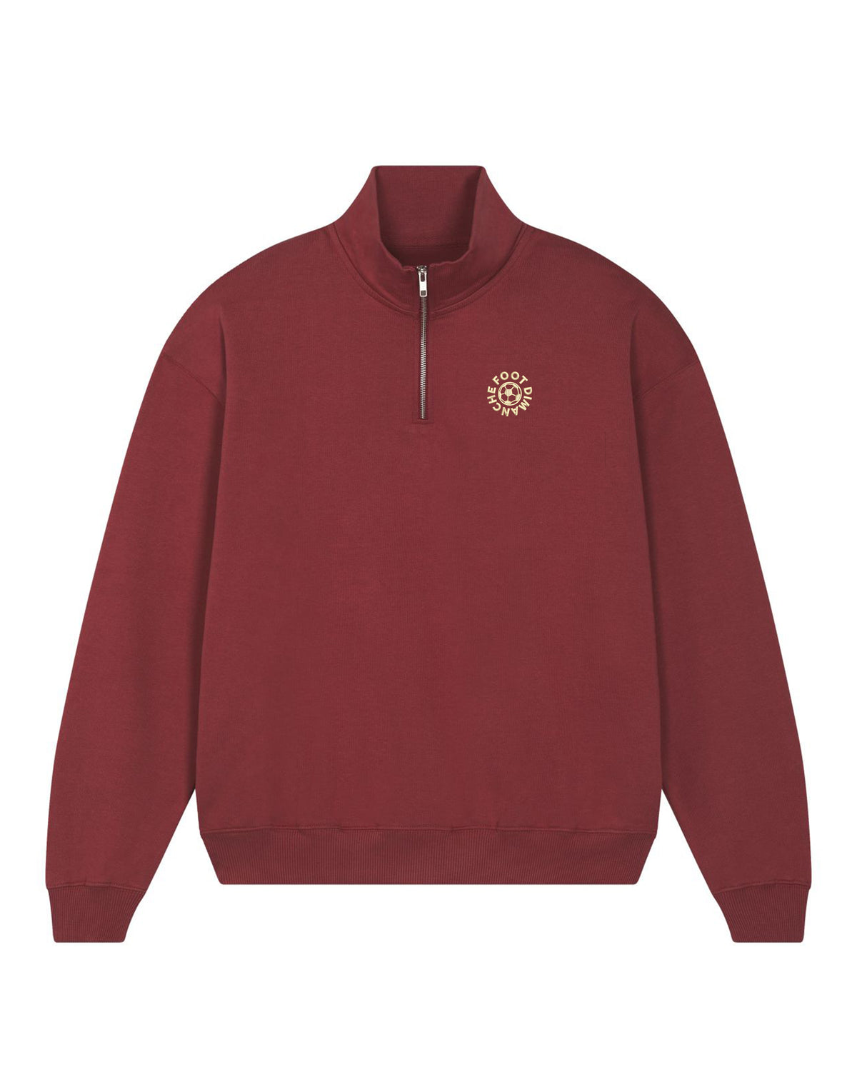 Sweatshirt Zip Oversize brodé Foot Dimanche