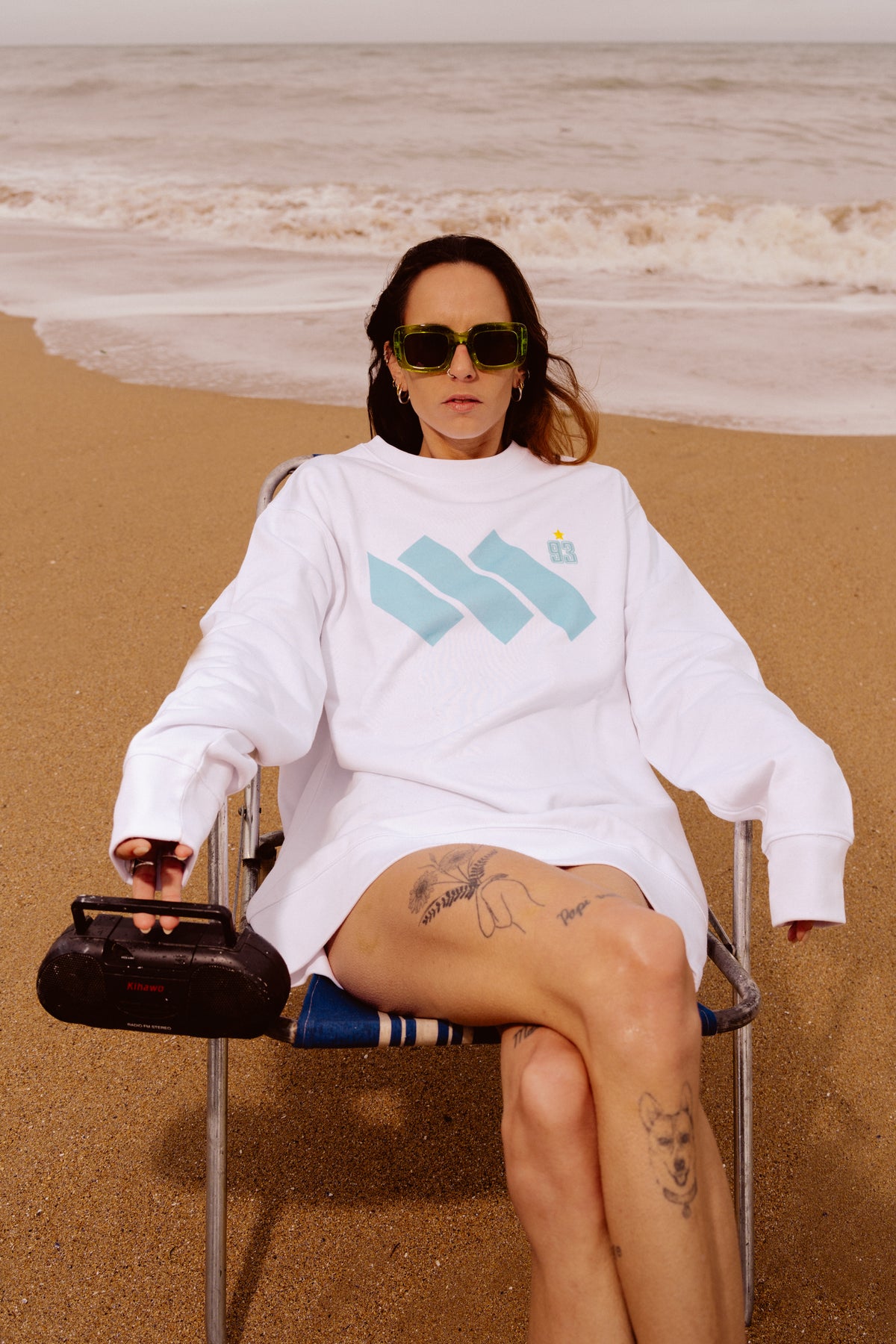 Sweat Marseille 93 brodé