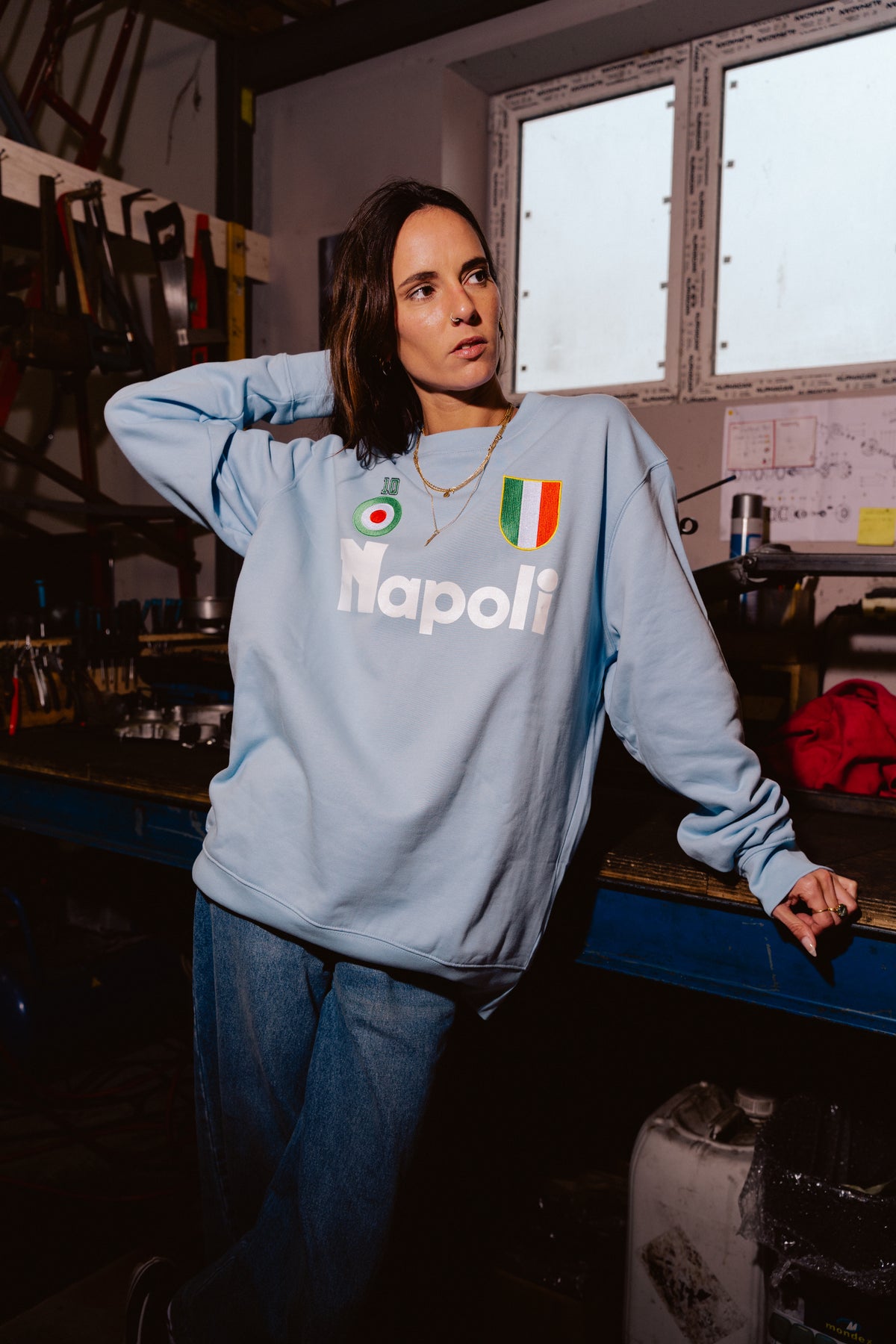 Sweat Napoli Rétro Brodé