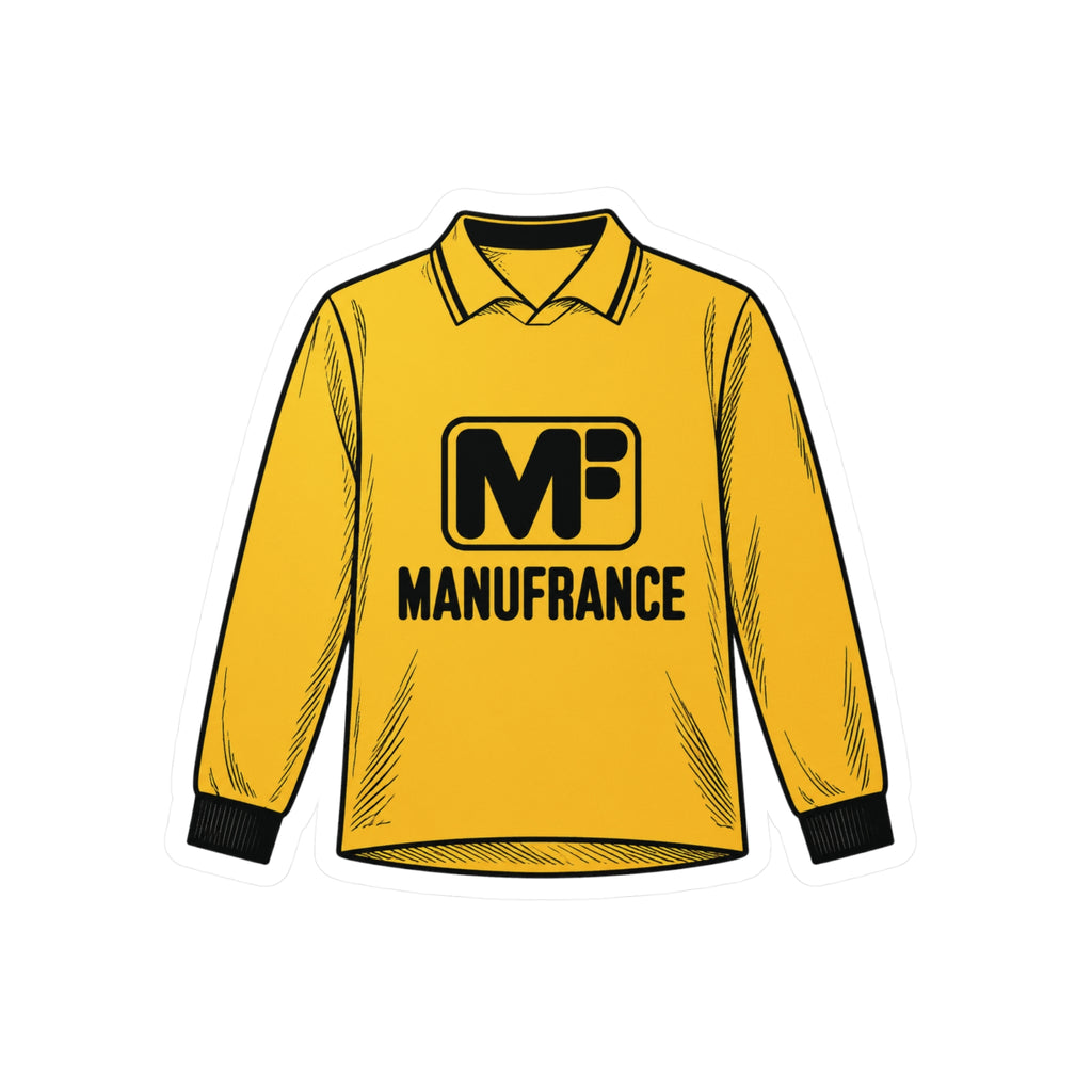 Sticker Maillot Manufrance Jaune