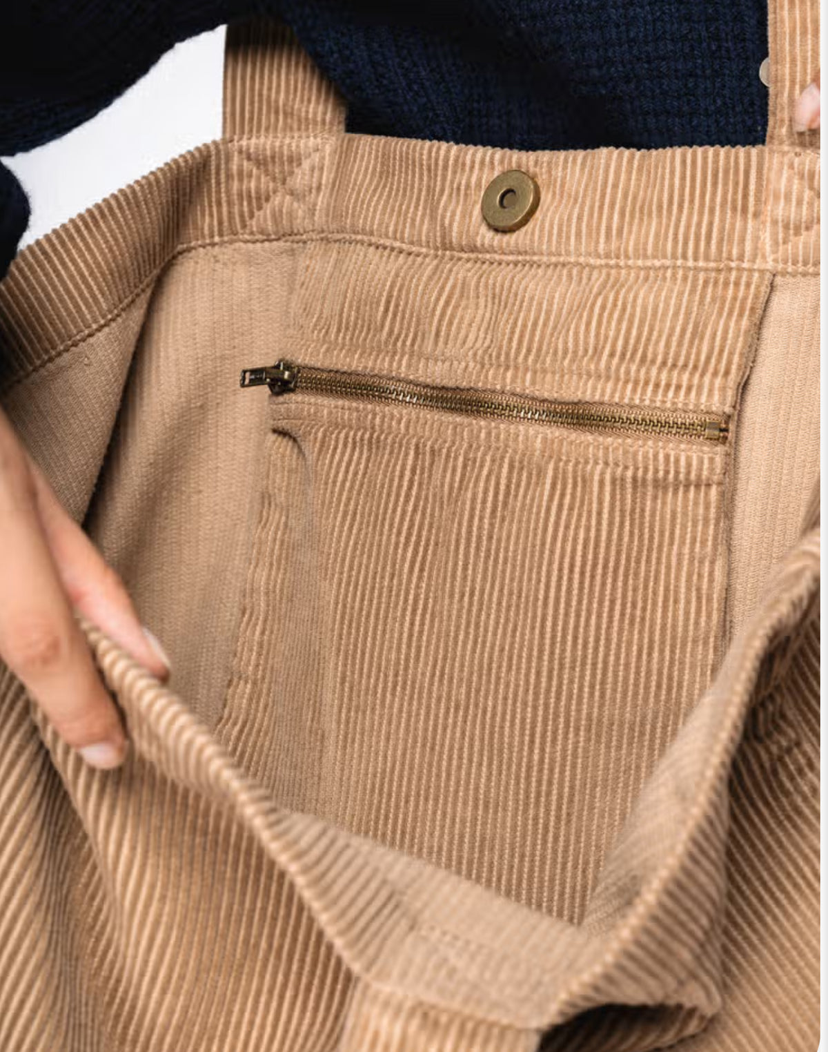Sac velours côtelé MEUF DE FOOT