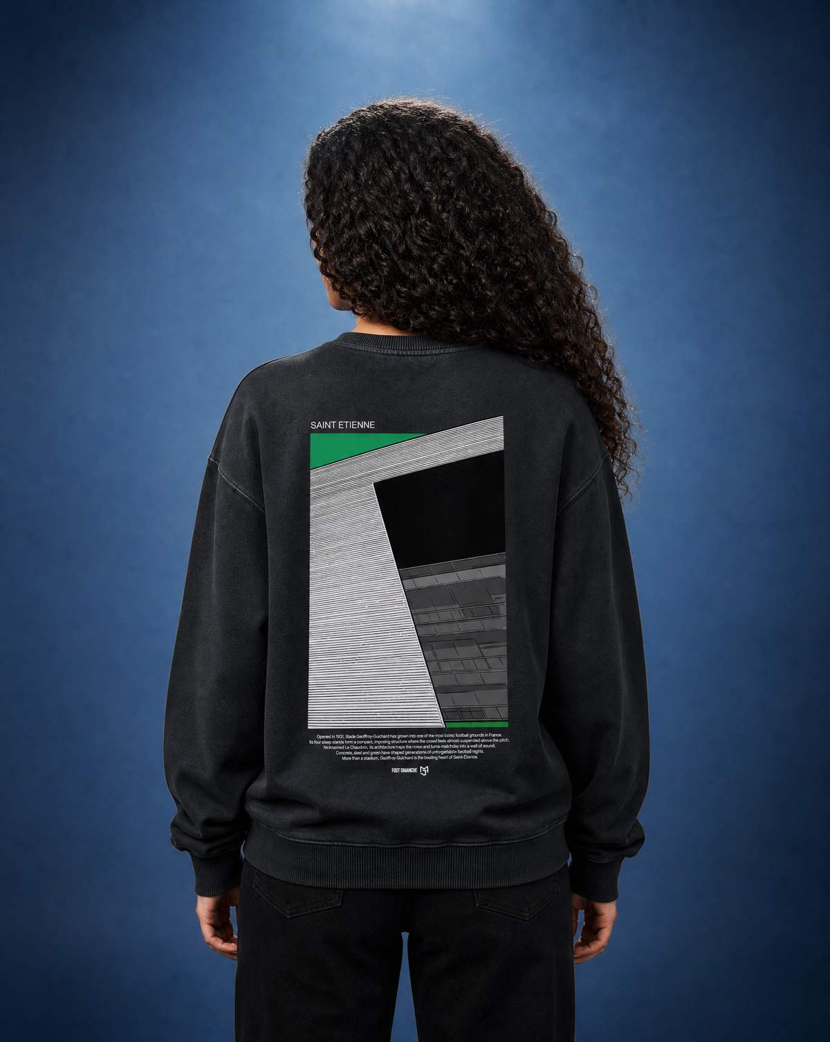Sweat Saint-Etienne - Foot Dimanche x Mark Johnson