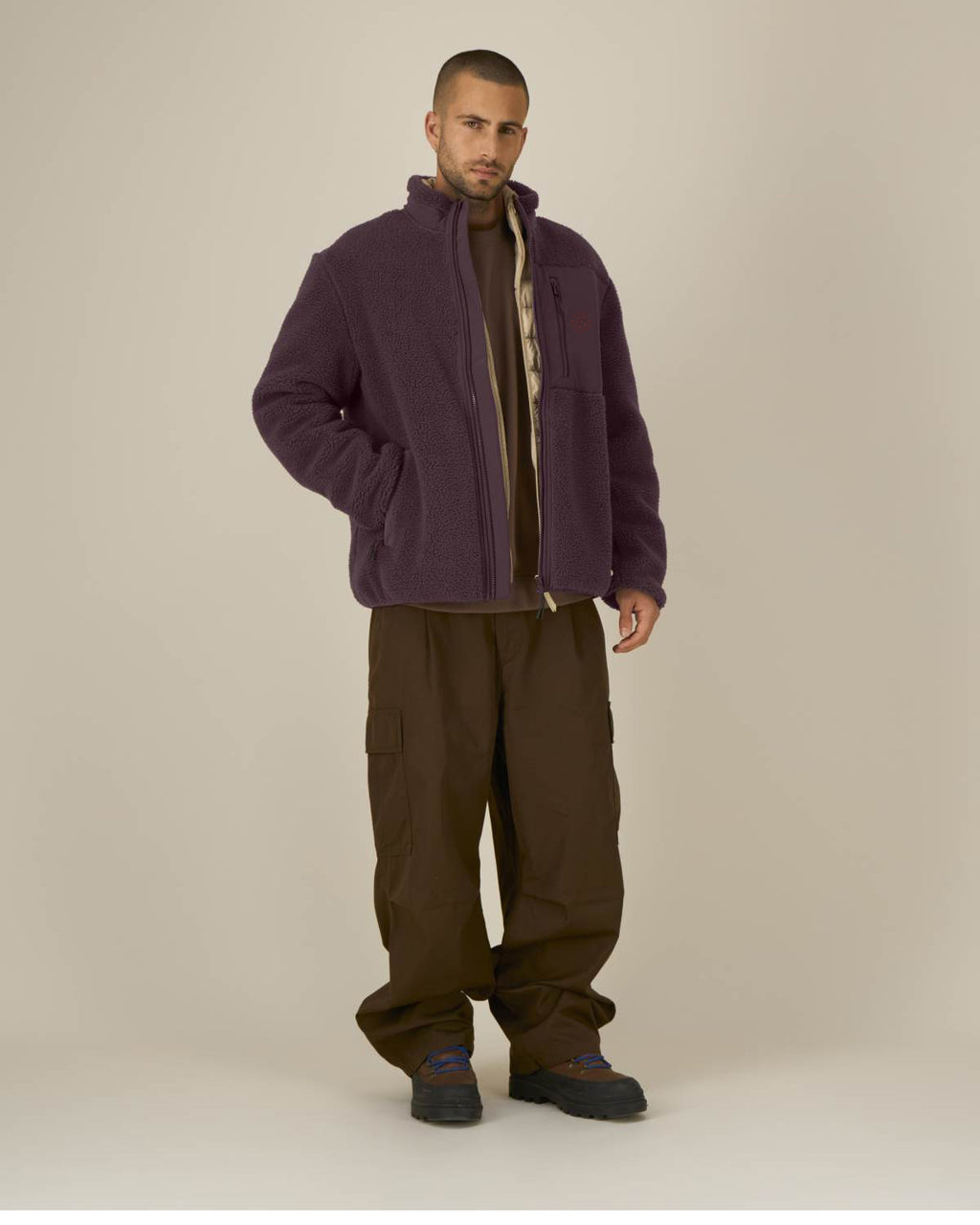 Veste Polaire Foot Dimanche brodée