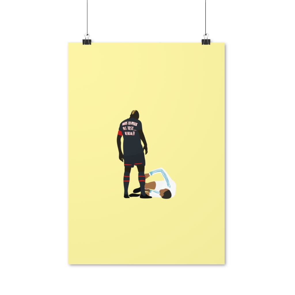 Poster PSG OM - Mamadou Sakho - Foot dimanche