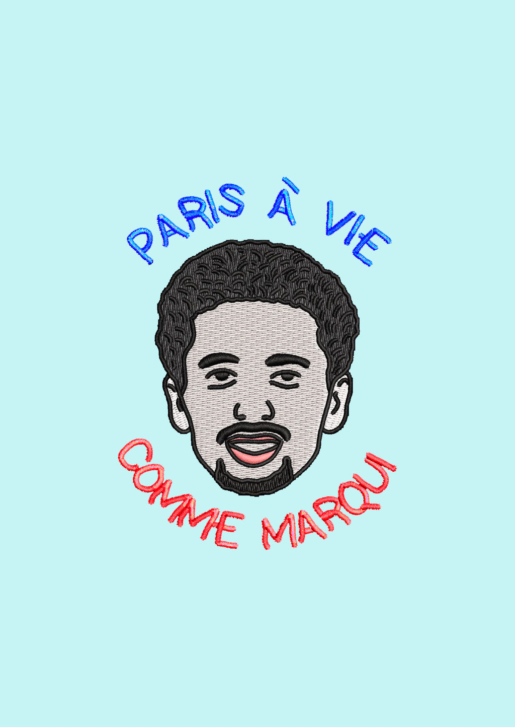 Tee Shirt comme Marqui brodé