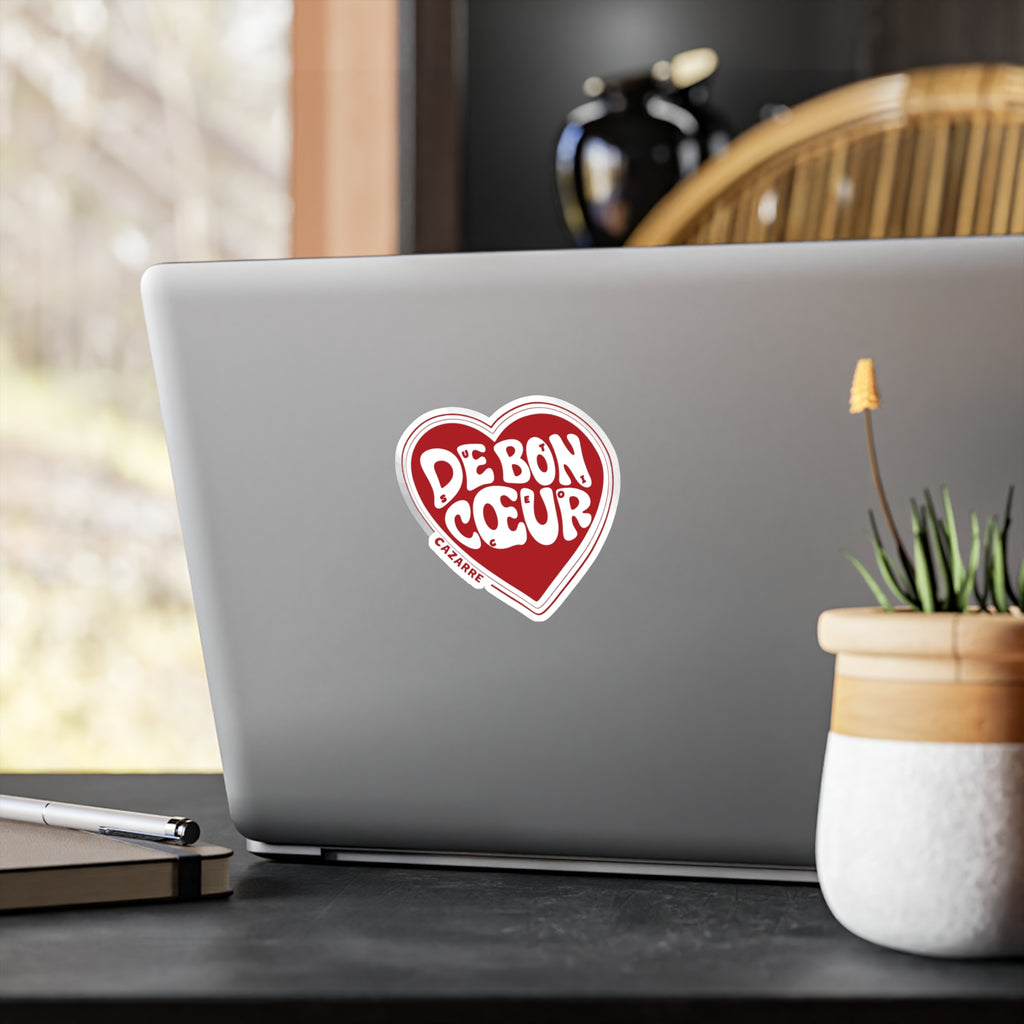 Sticker De bon coeur - Cazarre x Foot Dimanche
