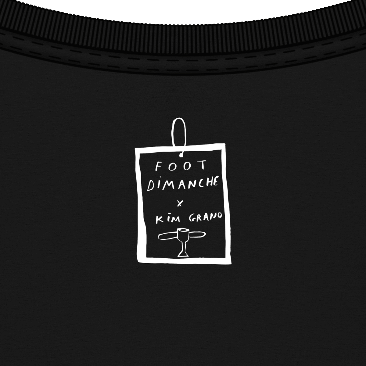Tee Shirt Ce Soir On Vous Met Le 🔥 - collab Kim Grano x Foot Dimanche