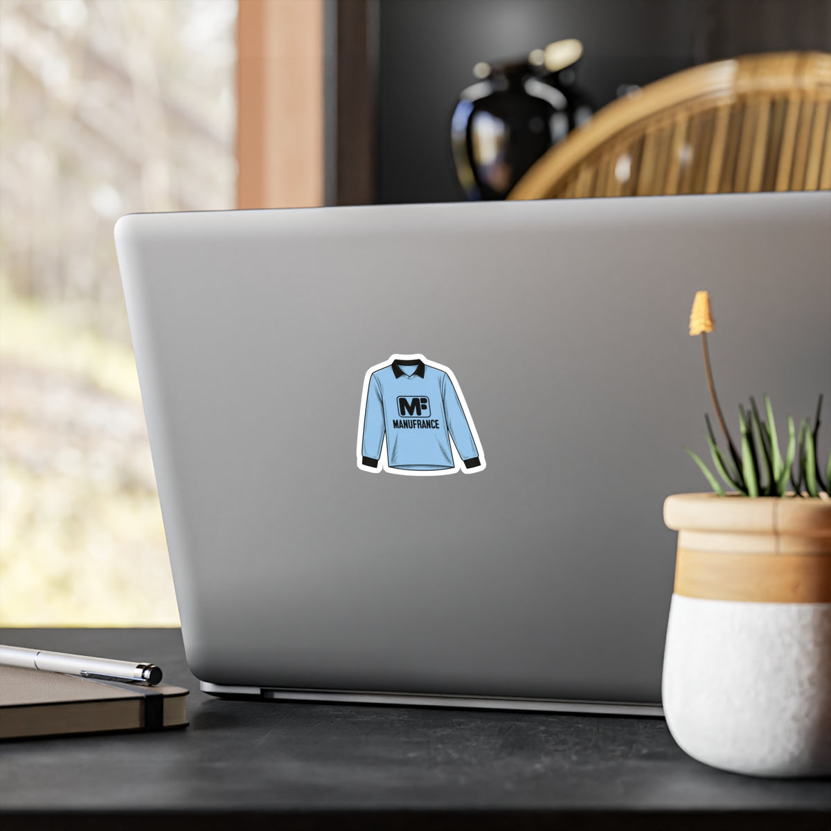 Sticker Maillot Manufrance Bleu