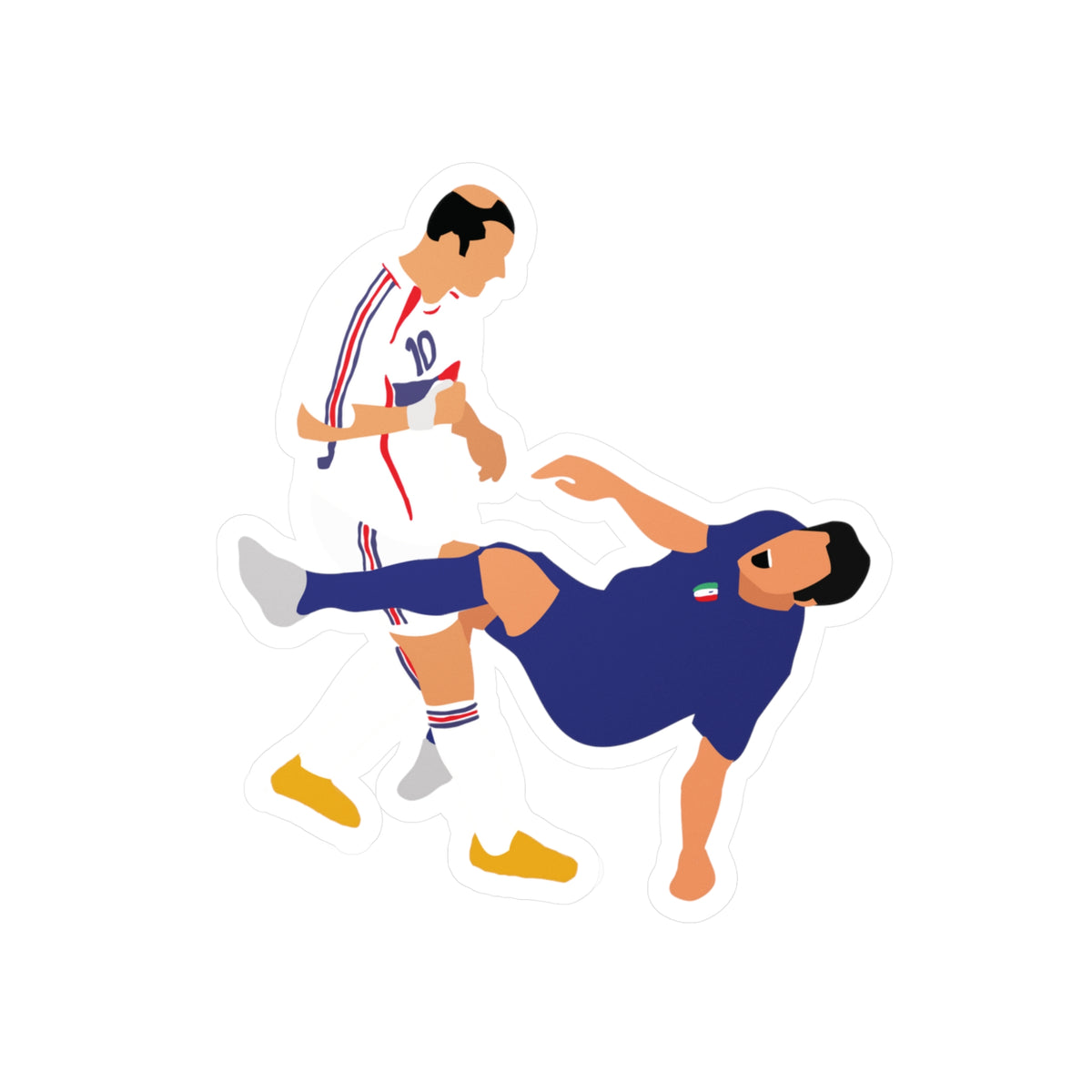 Sticker ZIZOU & MATERAZZI