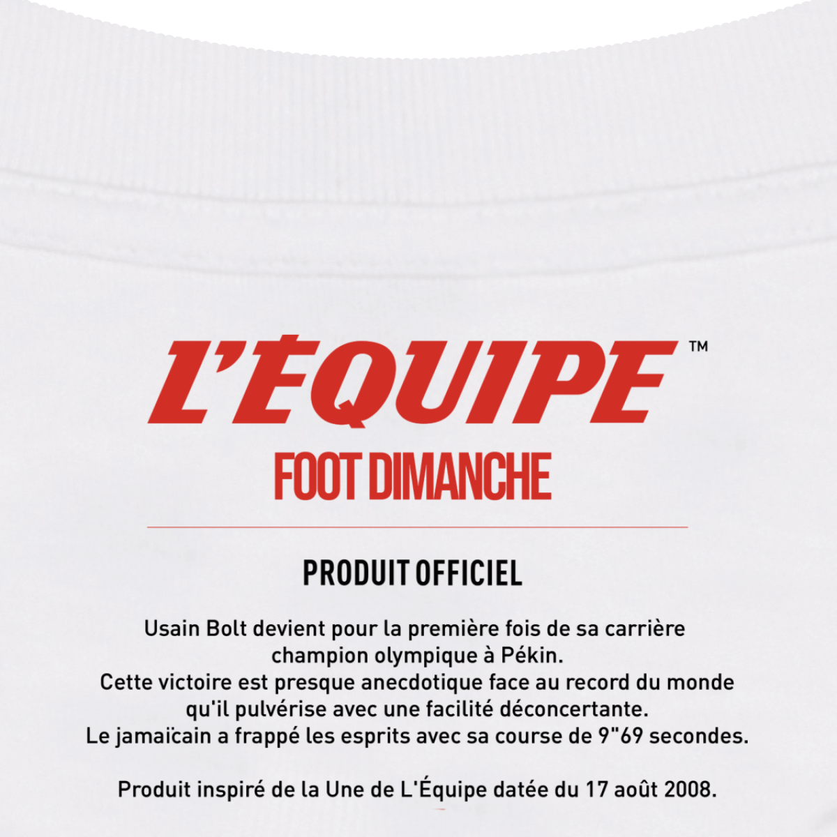 Tee Shirt Le coup de foudre - L'Equipe x Foot Dimanche