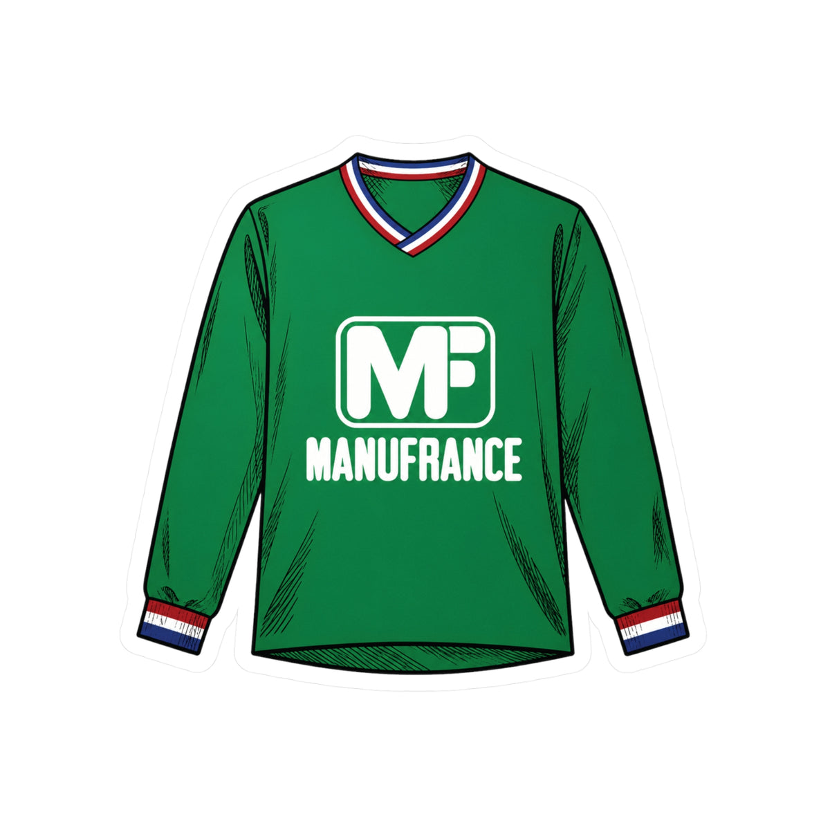 Sticker Maillot Manufrance Vert