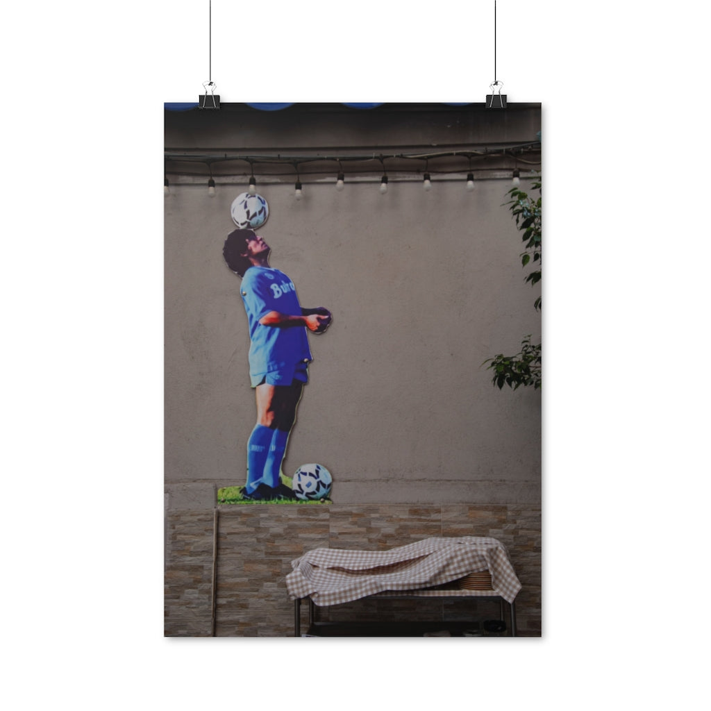 Photo Diego Maradona Naples - Foot Dimanche