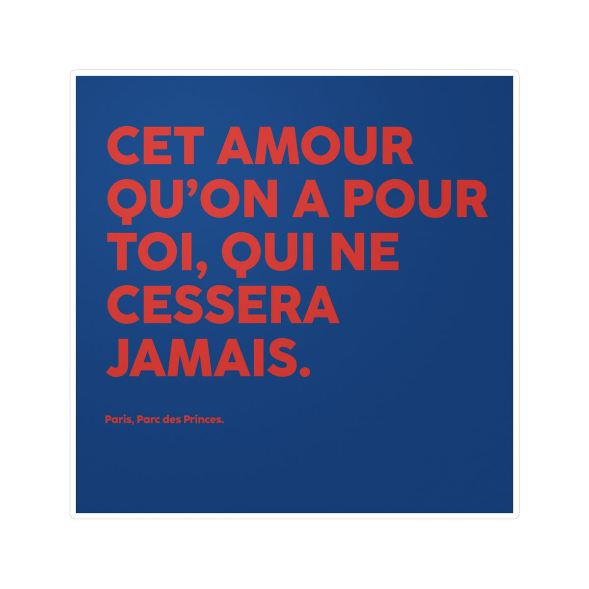 Sticker Tous ensemble on chantera