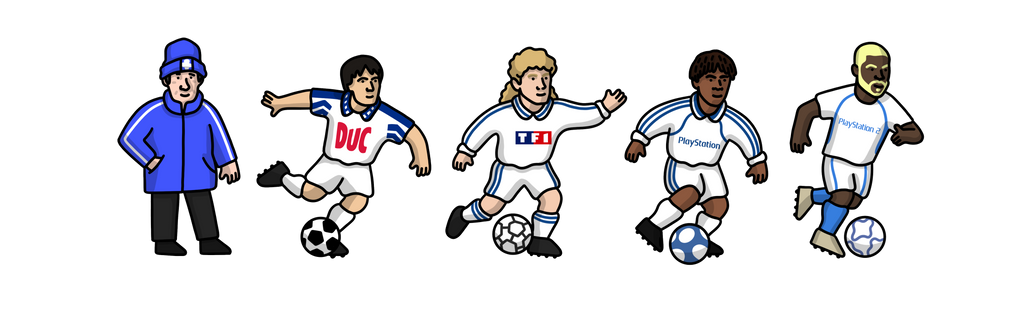 Tee Shirt Auxerre - Foot Dimanche x Clément Striano