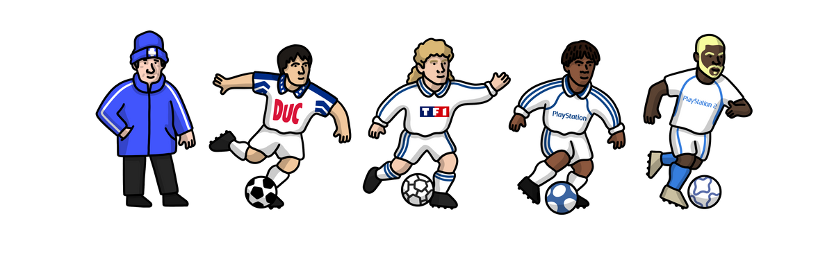 Tee Shirt Auxerre - Foot Dimanche x Clément Striano